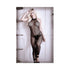 Sheer Feeling Myself Dot Mesh Halter Footless Bodystocking Os Black-blank-Sexual Toys®