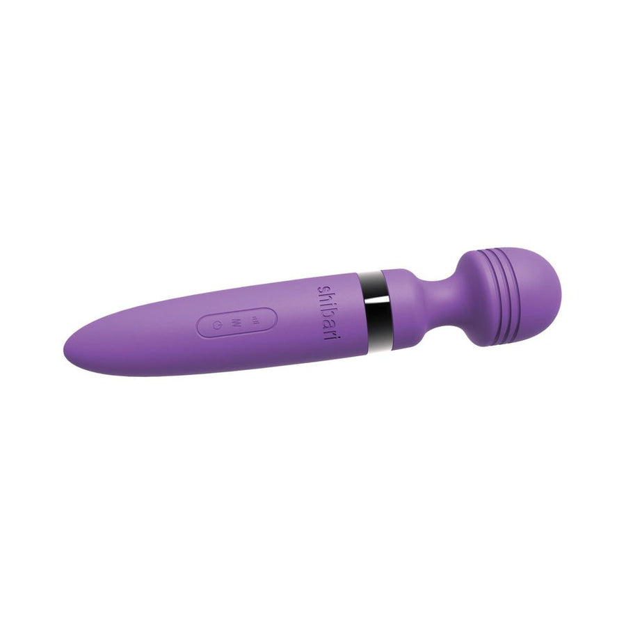 Shibari Deluxe Mega Massage Wand Silicone USB Rechargeable Purple-Shibari-Sexual Toys®