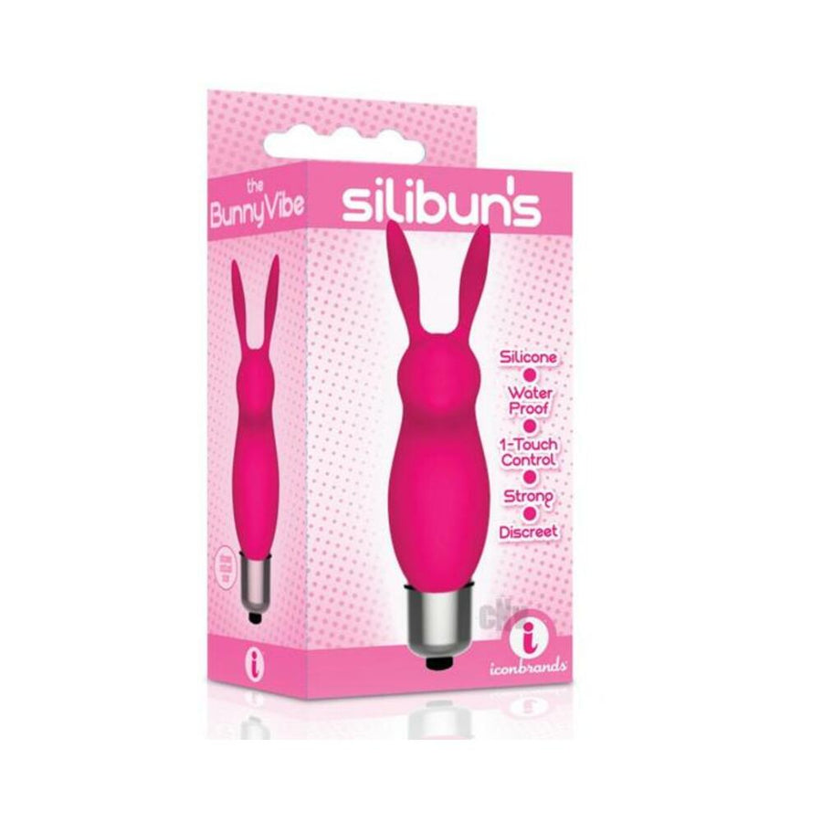 Silibuns Bunny Bullet Vibrator Pink-Icon-Sexual Toys®