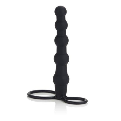 Silicone Love Rider Beaded Dual Penetrator Black-Love Rider-Sexual Toys®