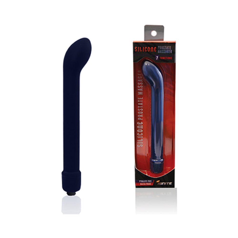 Silicone Vibrating Prostate Massager Blue-Si Novelties-Sexual Toys®