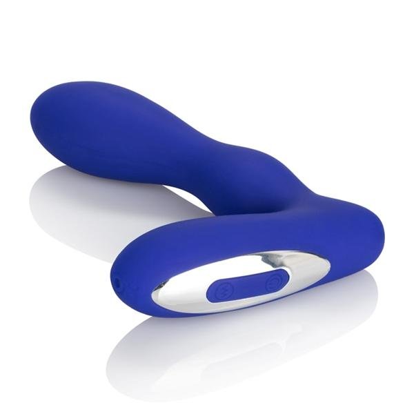 Silicone Wireless Pleasure Probe Blue Prostate Massager-Cal Exotics-Sexual Toys®