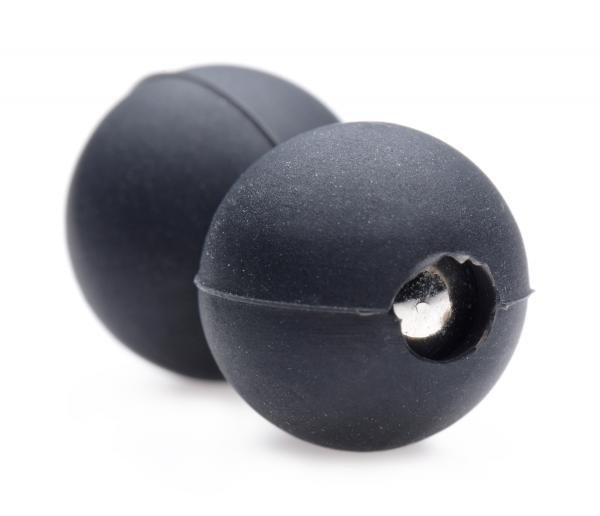 Sin Spheres Silicone Magnetic Balls Black-Master Series-Sexual Toys®