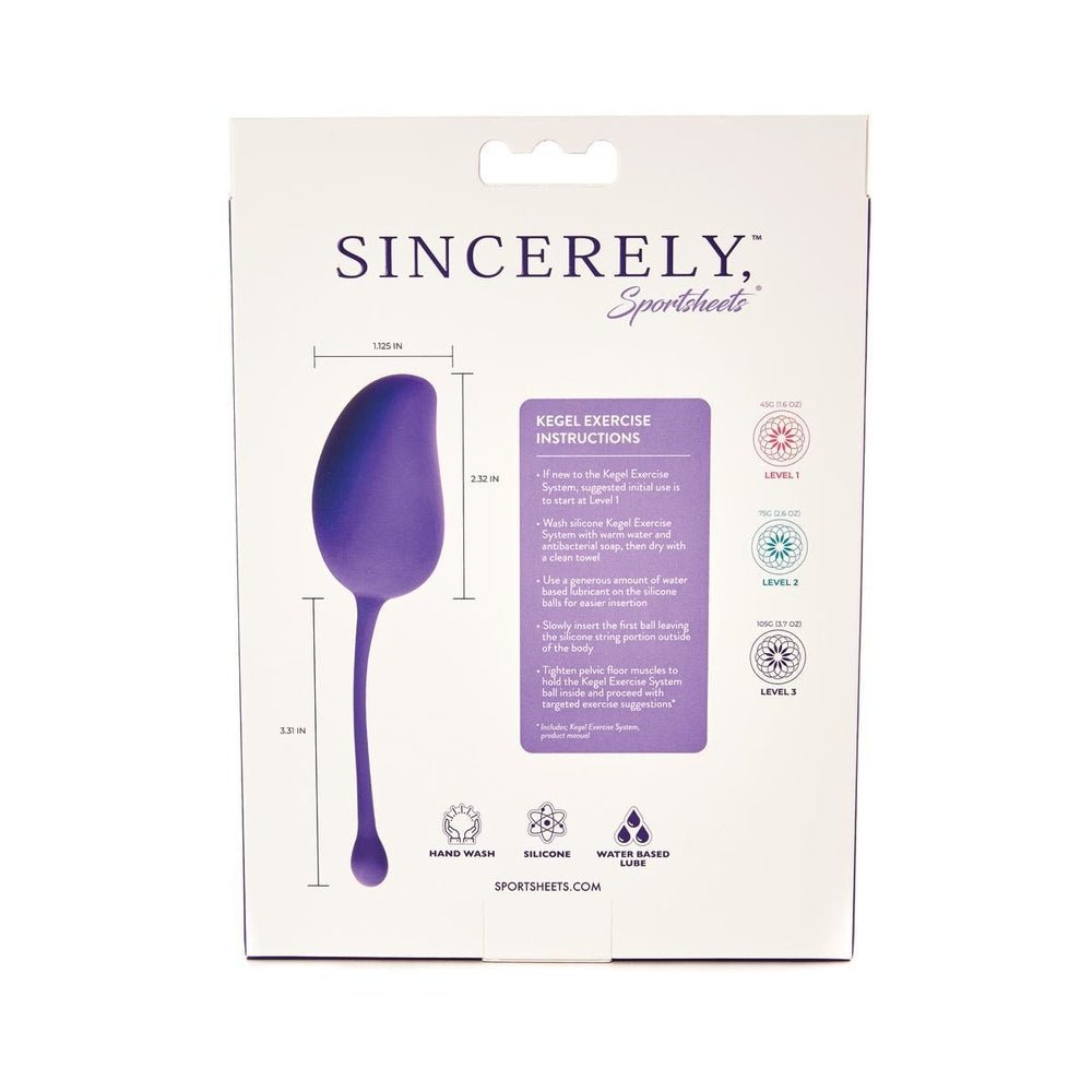 Sincerely, Sportsheets Kegel Exercise System - 3pk-Sportsheets-Sexual Toys®