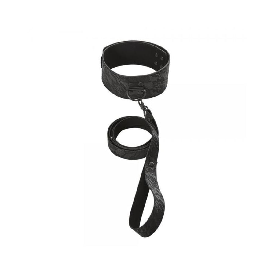 Sincerely, Ss Locking Lace Collar &amp; Leash-blank-Sexual Toys®