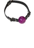 Small Ball Gag With Buckle 1.5 Inch Purple-blank-Sexual Toys®