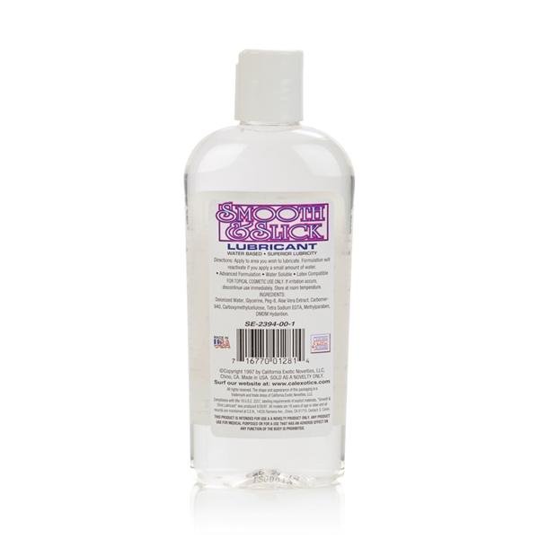Smooth and Slick Water Based Lubricant 8 oz-blank-Sexual Toys®