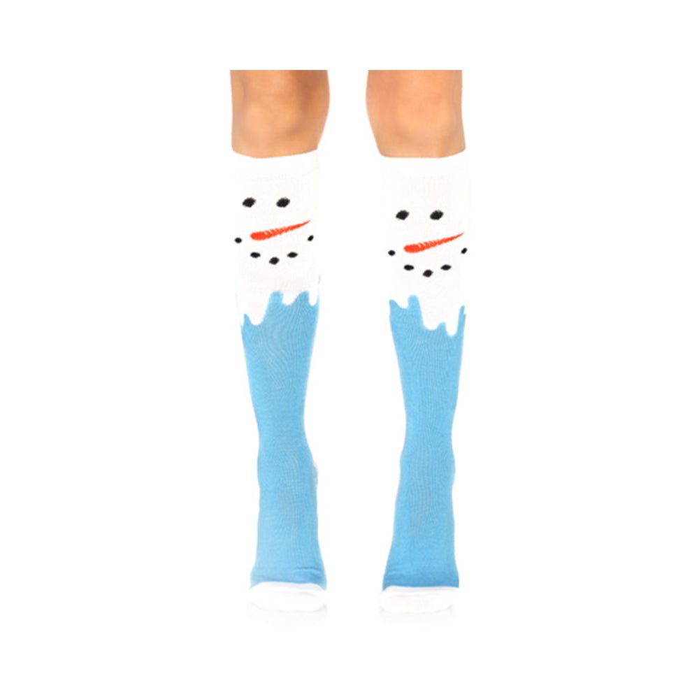 Snow Man Knee High Socks O/s-blank-Sexual Toys®