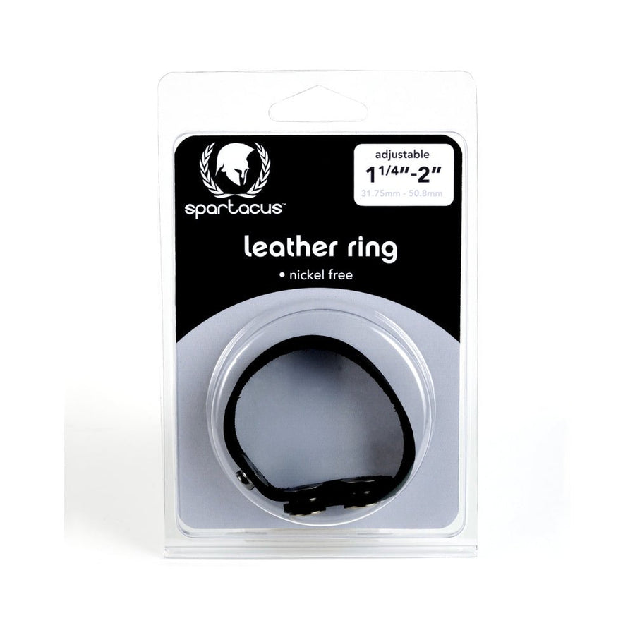 Spartacus Leather Cock Ring Nickel Free Snaps-Spartacus-Sexual Toys®