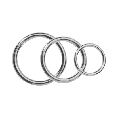 Spartacus Metal Cock Ring Set ( 3 Rings)-blank-Sexual Toys®