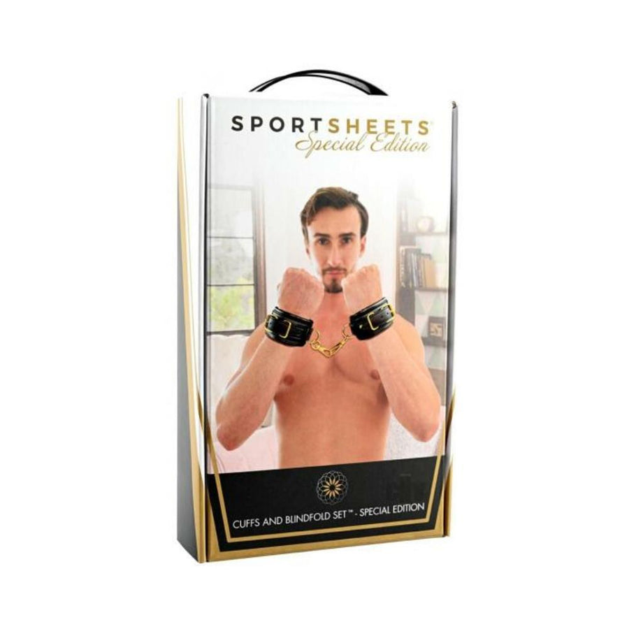 Special Edition Cuffs and Blindfold Set-Sportsheets-Sexual Toys®