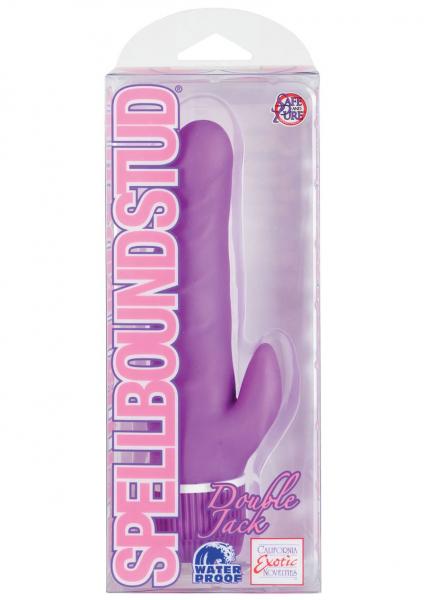 Spellbound Stud Double Jack Multispeed Waterproof Purple 4.75 Inch-blank-Sexual Toys®