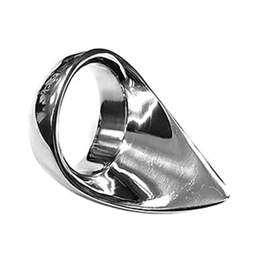 Stainless Steel  Stainless Steel Tear Drop Cock Ring (45mm)  In Clamshell-blank-Sexual Toys®