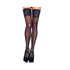 Stay Up 3in Lace Top Lycra Sheer Thigh High Plus Size Black-blank-Sexual Toys®