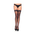 Stay Up Lace Top Micro Net Thigh Highs O/S Black-blank-Sexual Toys®