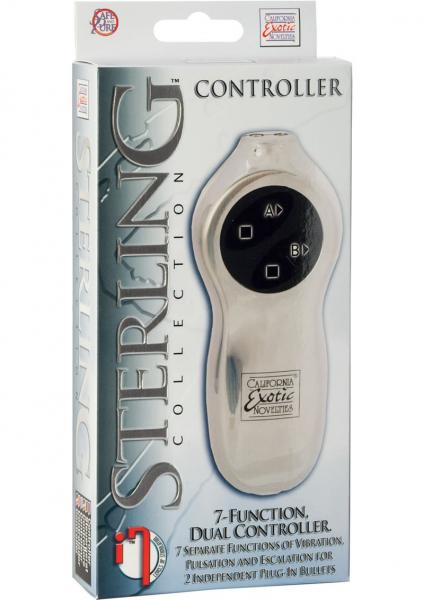 Sterling Collection 7 Function Dual Controller For 2 Independent Plug In Bullets-Sterling Collection-Sexual Toys®