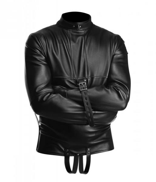 Straight Jacket Black Extra Large-STRICT-Sexual Toys®