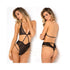 Strap Queen Lace Teddy Black M/L-Rene Rofe-Sexual Toys®