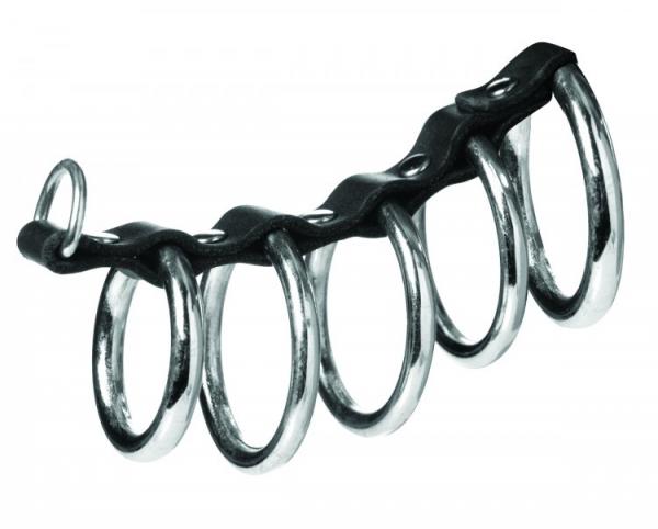 Strict 5 Ring Chasity Device Black-STRICT-Sexual Toys®