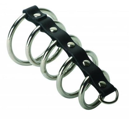 Strict 5 Ring Chasity Device Black-STRICT-Sexual Toys®