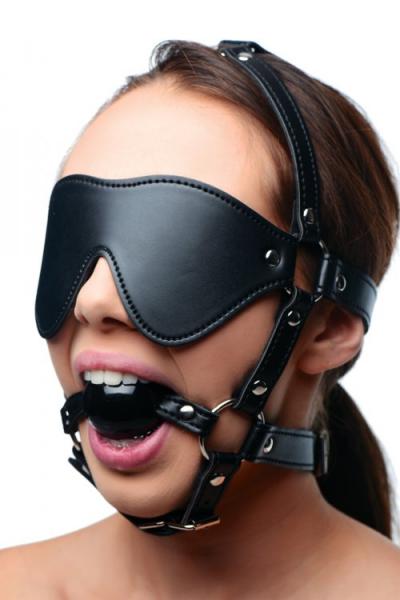 Strict Blindfold Harness Plus Ball Gag-STRICT-Sexual Toys®