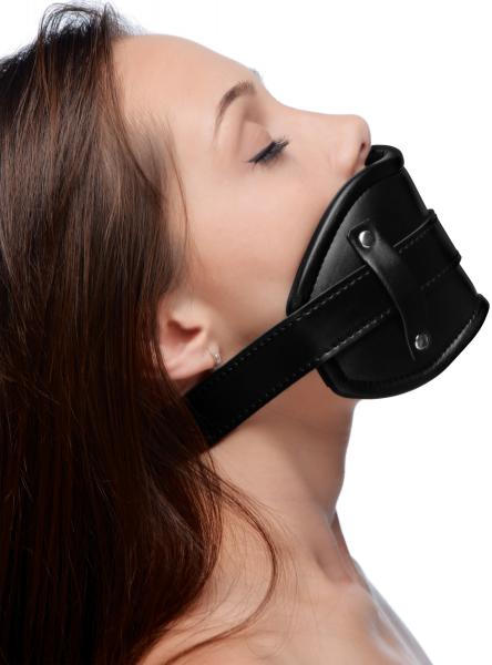Strict Cock Head Silicone Mouth Gag Black-STRICT-Sexual Toys®