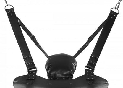 Strict Extreme Sling with Stirrups and Pillow Black-Master Series-Sexual Toys®