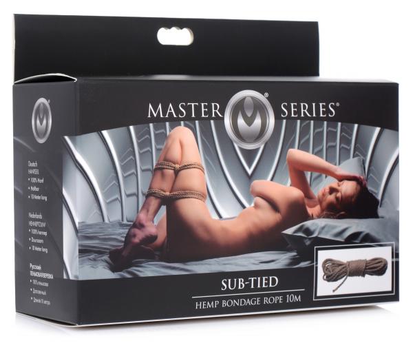 Sub-tied Hemp Bondage Rope -10m-Master Series-Sexual Toys®