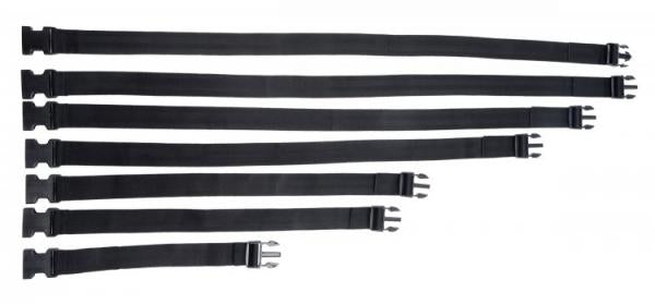 Subdued Full Body Straps Nylon Restraints Black-Master Series-Sexual Toys®