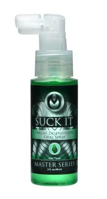 Suck It Throat Desensitizing Oral Spray 2 fluid ounces-Master Series-Sexual Toys®