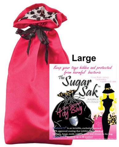 Sugar Sak Anti-Bacterial Toy Bag Large Red-Sugar Sak-Sexual Toys®