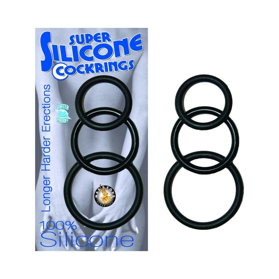 Super Silicone Cockrings 3-Nasstoys-Sexual Toys®