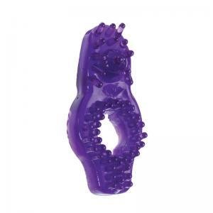 Super stretch stimulator sleeve -Dual purple-blank-Sexual Toys®