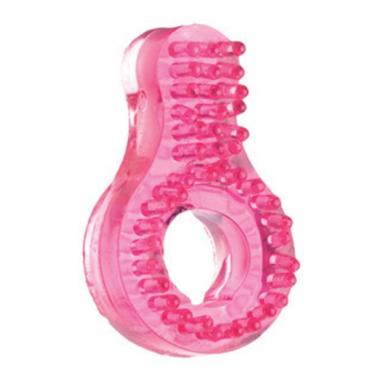 Super stretch stimulator sleeves -Pink nodule-blank-Sexual Toys®