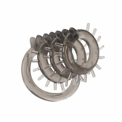 Support Master Triple Ticklers Cock Ring Smoke-Dr Joel Kaplan-Sexual Toys®