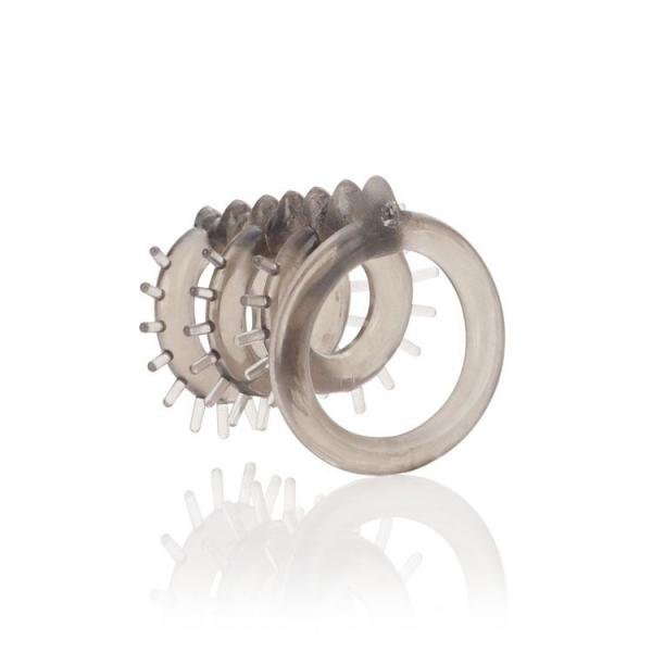 Support Master Triple Ticklers Cock Ring Smoke-Dr Joel Kaplan-Sexual Toys®