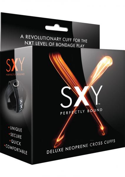 Sxy Cuffs Perfectly Bound Black-SXY-Sexual Toys®
