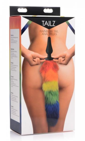 Tailz Rainbow Tail Silicone Butt Plug-Tailz-Sexual Toys®