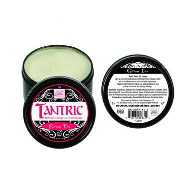 Tantric soy candle w/pheromones - green tea-Tantric Collection-Sexual Toys®