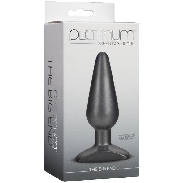 The Big End Charcoal Butt Plug-Platinum Collection-Sexual Toys®