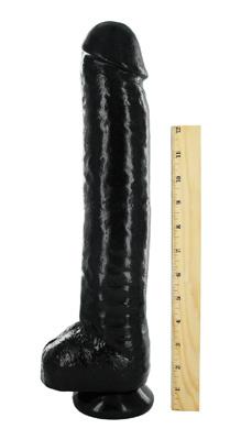 The Black Destroyer Huge 16.5 inches Dildo-Master Series-Sexual Toys®