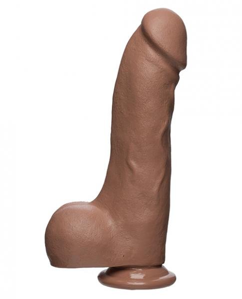 The D Master D 10.5 inches Dildo with Balls Brown-Doc Johnson-Sexual Toys®