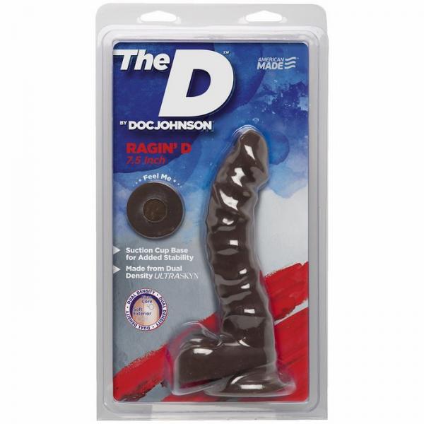 The D Ragin 7.5 inches Dildo with Balls-The D Ragin by Doc Johnson-Sexual Toys®