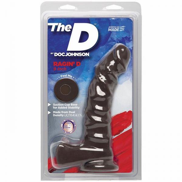 The D Ragin D 9 inches Dildo with Balls-The D Ragin by Doc Johnson-Sexual Toys®