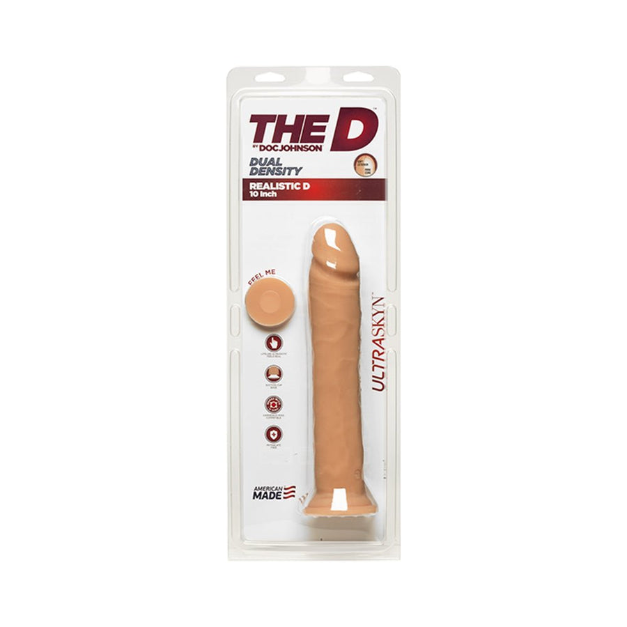 The D Realistic 10in ULTRASKYN Vanilla-Doc Johnson-Sexual Toys®