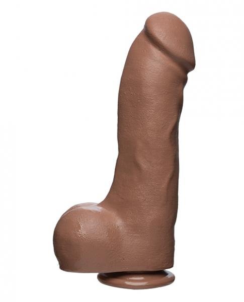 The D The Master D 12 inches Dildo with Balls Tan-Doc Johnson-Sexual Toys®