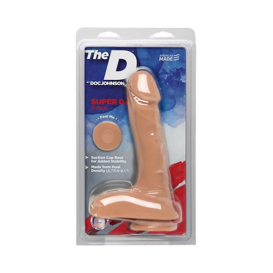 The D The Super D 9 Inch Vanilla-Doc Johnson-Sexual Toys®