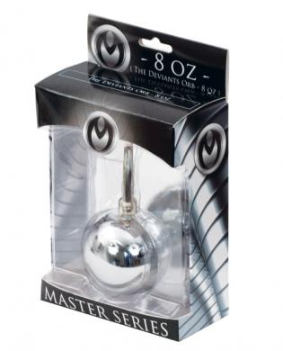 The Deviants Orb 8 Ounces Ball Weight Silver-Master Series-Sexual Toys®