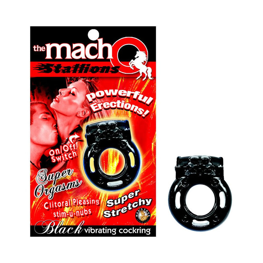 The Macho Stallions Vibrating Cock Ring (black)-Nasstoys-Sexual Toys®