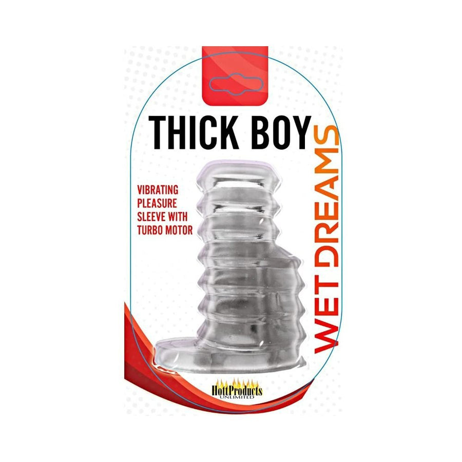 Thick Boy Turbo Sleeve Clear-Hott Products-Sexual Toys®